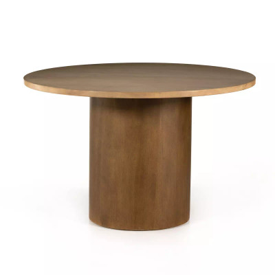 Four Hands Pilo Dining Table - Natural Matte - Dark Parawood