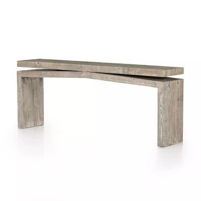 Four Hands Matthes Reclaimed Pine Console Table - Weathered Wheat