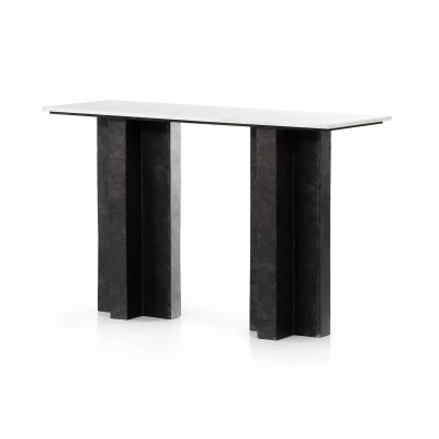 Four Hands Terrell Console Table - White Marble