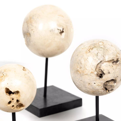 Four Hands Organic Stone Sculptures, Set Of 3