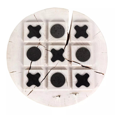 Four Hands Tic Tac Toe - Ivory