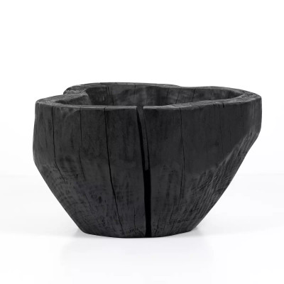 Four Hands Live Edge Bowl - Carbonized Black