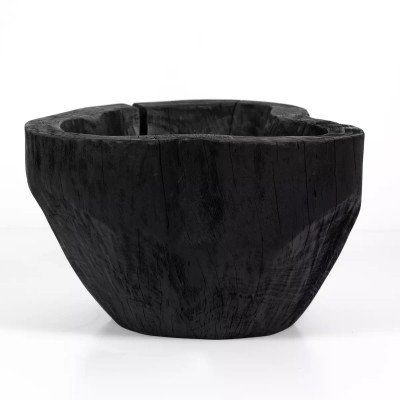 Four Hands Live Edge Bowl - Carbonized Black