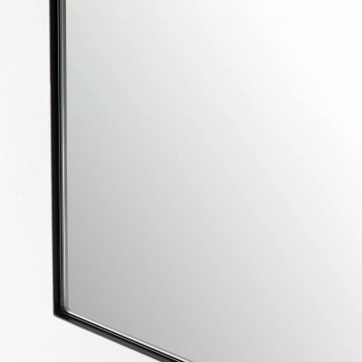 Four Hands Georgina Small Mirror - Iron Matte Black
