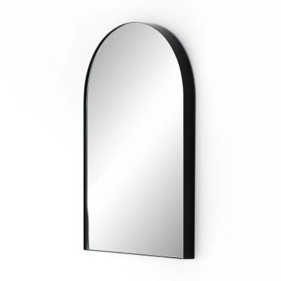 Four Hands Georgina Small Mirror - Iron Matte Black