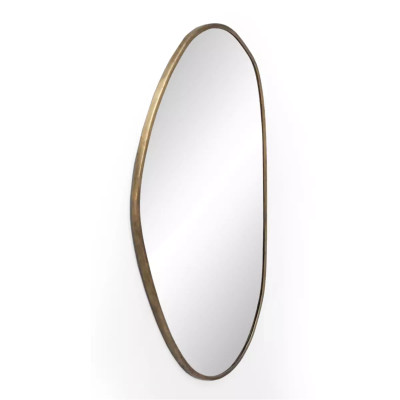 Four Hands Brinley Mirror - Antique Brass