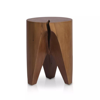 Four Hands Petros Outdoor End Table - Natural Teak