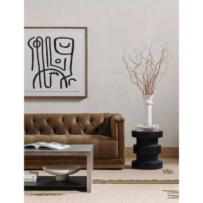 Four Hands Inez End Table - Black Pine