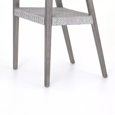 Four Hands Elva Outdoor Dining Chair - Weathered Grey