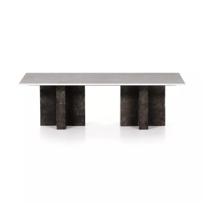 Four Hands Terrell Coffee Table - White Black