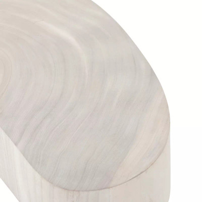 Four Hands Avett Coffee Table - Tall Piece - Bleached Guanacaste