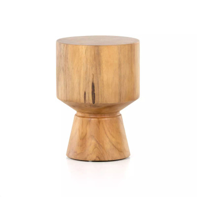 Four Hands Jovie Outdoor End Table - Natural Teak