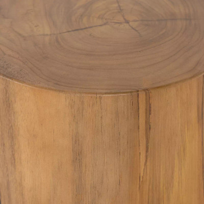 Four Hands Jovie Outdoor End Table - Natural Teak