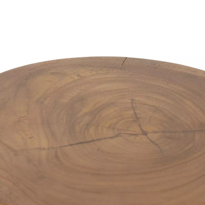 Four Hands Jovie Outdoor End Table - Natural Teak
