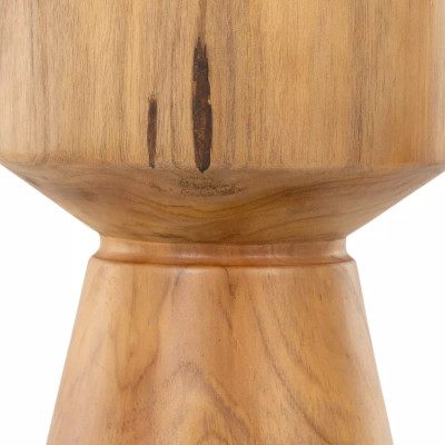 Four Hands Jovie Outdoor End Table - Natural Teak