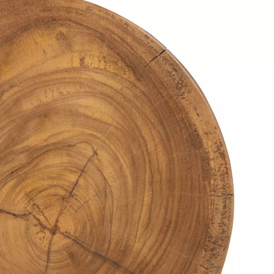 Four Hands Jovie Outdoor End Table - Natural Teak