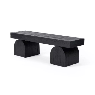 Four Hands Keane Bench - Black Elm