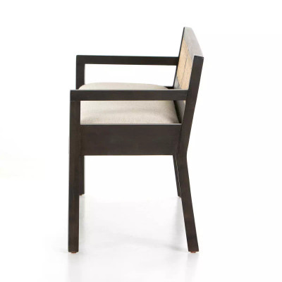 Four Hands Clarita Accent Bench - Black Mango