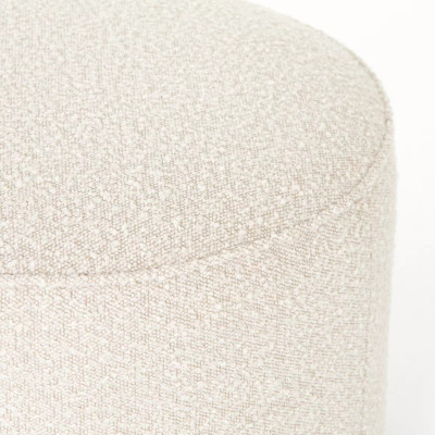 Four Hands Sinclair Round Ottoman - Knoll Natural