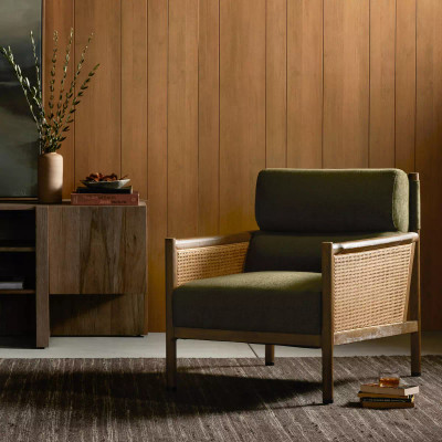 Four Hands Kempsey Chair - Sutton Olive