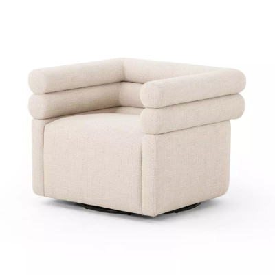 Four Hands Evie Swivel Chair - Hampton Cream