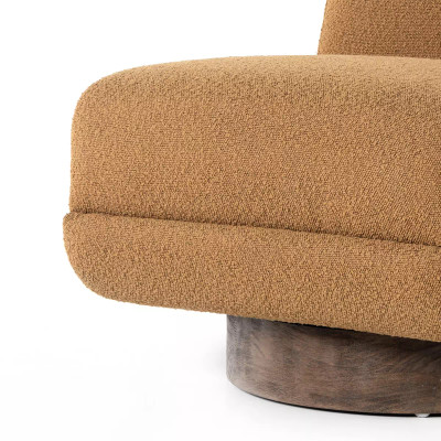 Four Hands Bronwyn Swivel Chair - Copenhagen Amber