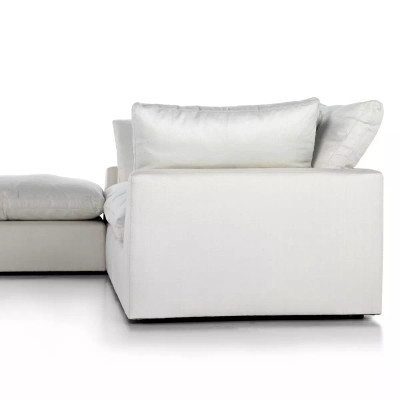 Four Hands Stevie 3 - Piece Sectional W/ Ottoman - Anders Ivory