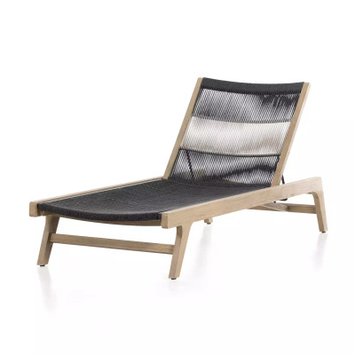 Four Hands Julian Outdoor Chaise - Washed Brown