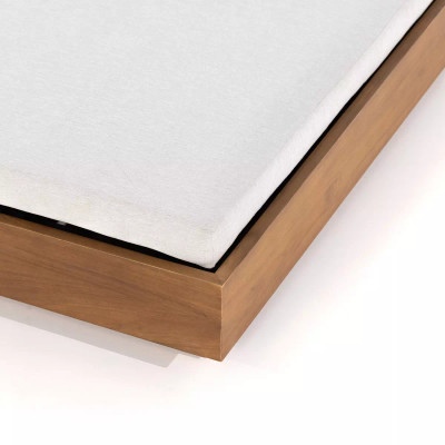 Four Hands Kinta Outdoor Double Chaise Lounge - Stone Grey (Closeout)