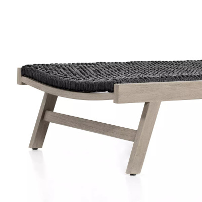 Four Hands Delano Outdoor Chaise - Weathered Grey