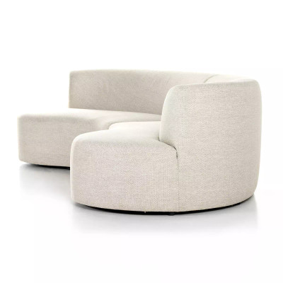 Four Hands Opal Outdoor 2 - Piece Sectional - Curved - Faye Sand