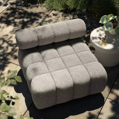 Four Hands BYO: Roma Outdoor Sectional - Armless Piece - Faye Ash