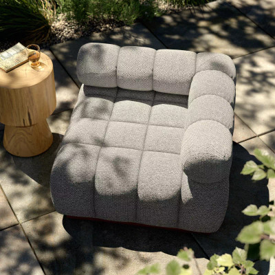 Four Hands BYO: Roma Outdoor Sectional - Corner Piece - Faye Ash