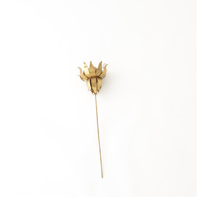 Global Views Brass Lotus Flower - Sm