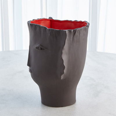 Studio A Calisto Vase - Brown/Red