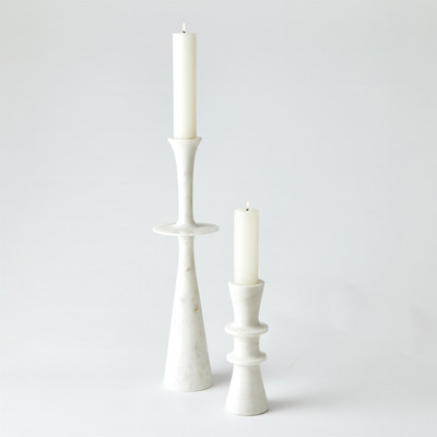 Studio A Center Flair Candle Stand - White