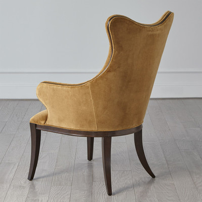 Global Views Evelyn Chair - Toast Velvet