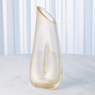 Global Views Golden Slant Vase (Closeout)