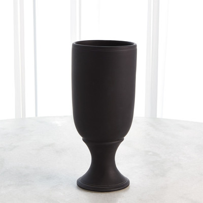 Global Views Long Nose Bowl - Matte Black (Closeout)