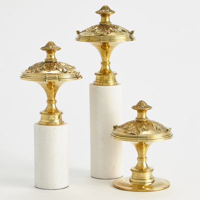 Global Views Newel Cap Sculpture - Brass