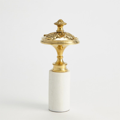 Global Views Newel Cap Sculpture - Brass