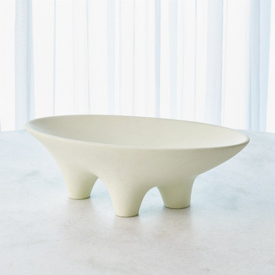 Studio A Opus Triple Leg Bowl - Ivory