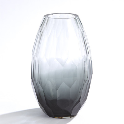 Studio A Prism Vase - Grey - Sm (Closeout)