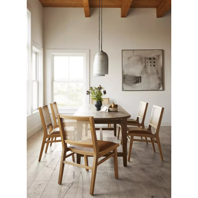 Four Hands Alfie Dining Table - 110" - Waxed Pine