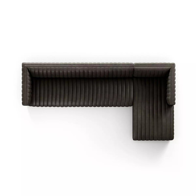 Four Hands Augustine 2 - Piece Sectional - Right Chaise - Deacon Wolf - 126"