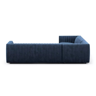 Four Hands Augustine 3 - Piece Sectional - Sapphire Navy - 105"