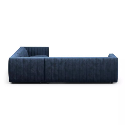 Four Hands Augustine 3 - Piece Sectional - Sapphire Navy - 105"