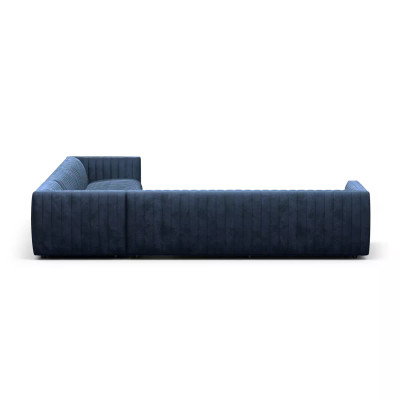 Four Hands Augustine 3 - Piece Sectional - Sapphire Navy - 126"