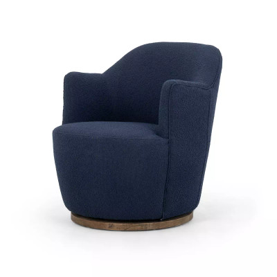 Four Hands Aurora Swivel Chair - Copenhagen Indigo