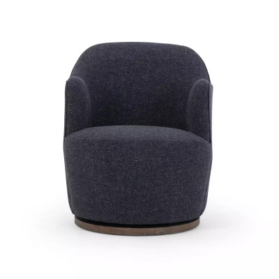 Four Hands Aurora Swivel Chair - Thames Slate